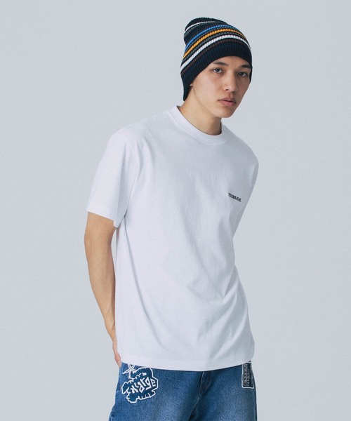 XLARGE(エクストララージ)の「【販売終了】EMBROIDERED OLD ENGLISH S/S TEE(Tシャツ/カットソー・メンズ・ブラック/グリーン/ホワイト・S/M/L/XL)」の12枚目の写真