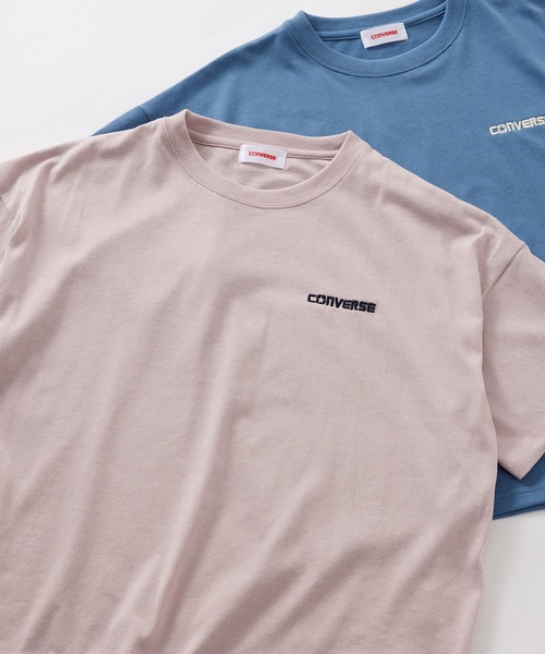 CONVERSE(コンバース)の「【CONVERSE】ワンポイント ロゴ刺繍Tシャツ /4282-9833(Tシャツ/カットソー・レディース・ピンク/ブルー/ホワイト/ブラック・M/L)」の21枚目の写真