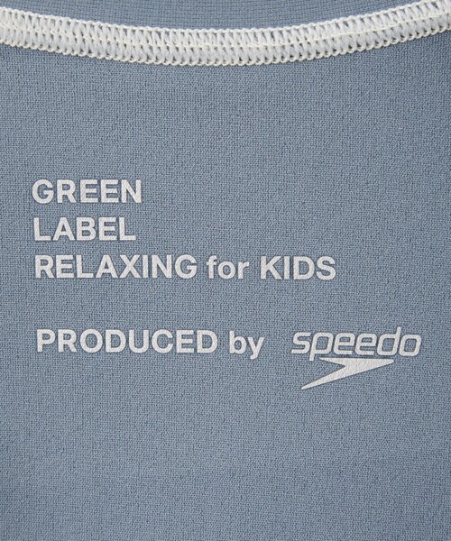 Speedo（スピード）の「【別注】＜SPEEDO＞ラッシュガード 140cm-150cm（ラッシュガード・キッズ・ダークグレー/ライトブルー・150cm/140cm）」の9枚目の写真