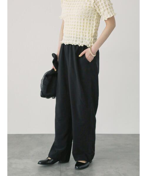 Lugnoncure(ルノンキュール)の「柄アソートイージーパンツ(その他パンツ・レディース・ブラック/カーキ/ベージュ/ネイビー・F)」の2枚目の写真