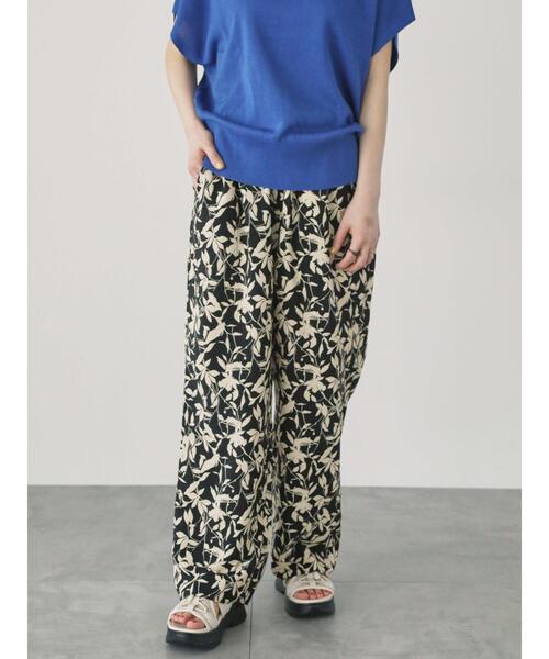 ルネ♡パンツ Jodie】サイドスリットテロンパンツ – un number