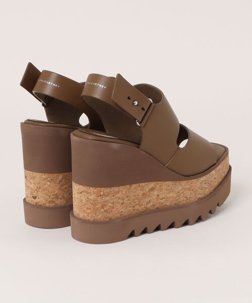 STELLA McCARTNEY(ステラマッカートニー)の「Elyse Alter Mat Platform Sandals / エリス オルター マット プラットフォームサンダル(サンダル・レディース・ブラウン・36.5/35.5/34.5)」の6枚目の写真