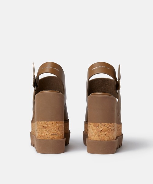 STELLA McCARTNEY(ステラマッカートニー)の「Elyse Alter Mat Platform Sandals / エリス オルター マット プラットフォームサンダル(サンダル・レディース・ブラウン・36.5/35.5/34.5)」の5枚目の写真