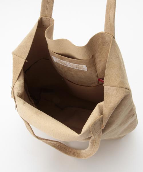 B:MING by BEAMS(ビーミングバイビームス)の「ビーミング by ビームス / “BBB” レザー トートバッグ(トートバッグ・レディース・グレー/ベージュ・ONE SIZE)」の8枚目の写真