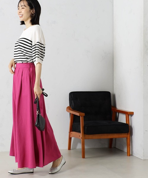 FOUND GOOD（ファウンドグッド）の「サラサラニットVネックプルオーバー（ニット/セーター・レディース・ホワイト系5/グリーン系5/ベージュ/ブルー系5/イエロー系5/グレー系1/ブラウン系/ブラック/グレー系/パープル系2・S/M/L）」の22枚目の写真