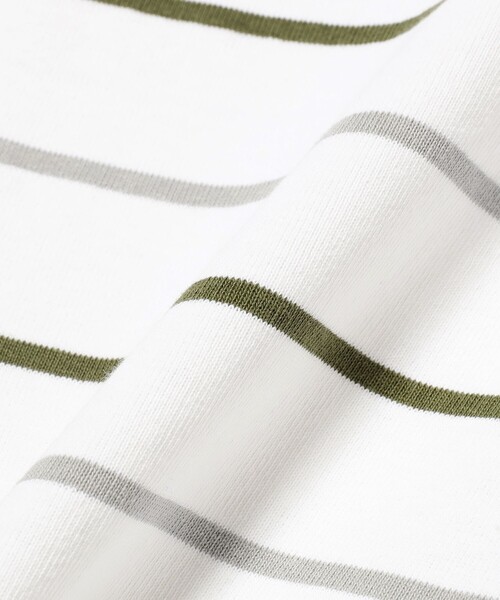 BEAMS T(ビームスティー)の「ONEITA / Border T-shirt(Tシャツ/カットソー・メンズ・ホワイト/ブラック・S/L/M/XL)」の9枚目の写真