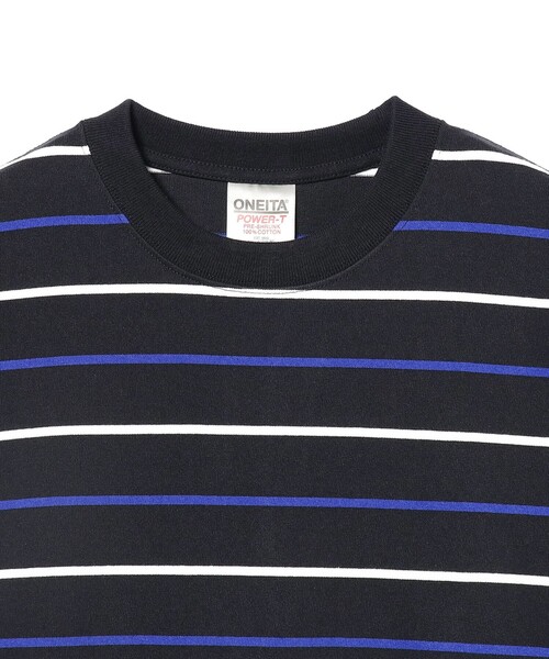 BEAMS T(ビームスティー)の「ONEITA / Border T-shirt(Tシャツ/カットソー・メンズ・ホワイト/ブラック・S/L/M/XL)」の20枚目の写真