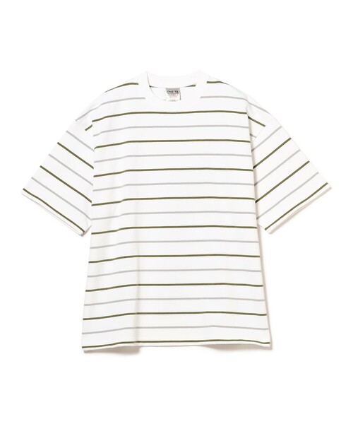 BEAMS T(ビームスティー)の「ONEITA / Border T-shirt(Tシャツ/カットソー・メンズ・ホワイト/ブラック・S/L/M/XL)」の18枚目の写真
