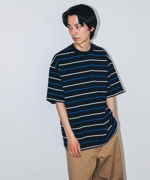 トップス ONEITA / Border T-shirt 25SS BLACK ONEITA / Border T-shirt 25SS（Tシャツ/カットソー）｜BEAMS T
