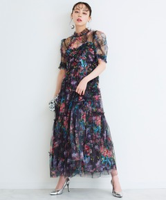 Narcissus シアフラワーワンピース FREE セール】【Narcissus】シアフラワーワンピース（ワンピース