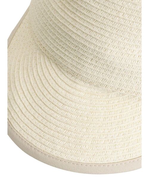 MERCURYDUO（マーキュリーデュオ）の「ビッグリボンペーパーキャップ（キャップ・レディース・アイボリー/ブラック・FREE）」の6枚目の写真