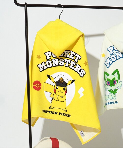 セール】【ポケモン】フード付きバスポンチョ（スイムグッズ