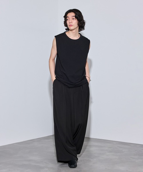 JUNRED(ジュンレッド)の「ルーズノースリーブ(タンクトップ・メンズ・ブラック/ホワイト・M/S/L)」の10枚目の写真