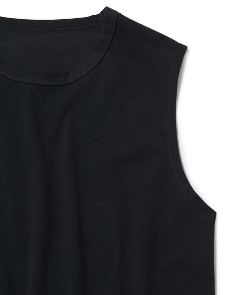 JUNRED(ジュンレッド)の「ルーズノースリーブ(タンクトップ・メンズ・ブラック/ホワイト・M/S/L)」の4枚目の写真