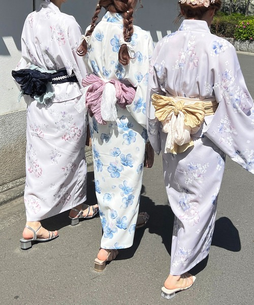 【apres jour】浴衣4点セット セール】アソート花柄浴衣セット【ZOZOTOWN限定アイテム】（浴衣