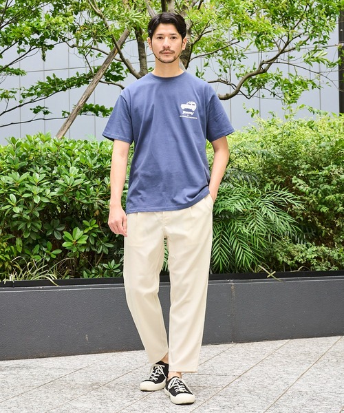 UNIVERSAL OVERALL（ユニバーサルオーバーオール）の「【UNIVERSAL OVERALL】別注 ドライストレッチ リラックスフィットテーパードパンツ（チノパンツ・メンズ・チャコールグレー/ブラック/クリーム・SMALL/MEDIUM/LARGE/X-LARGE）」の17枚目の写真