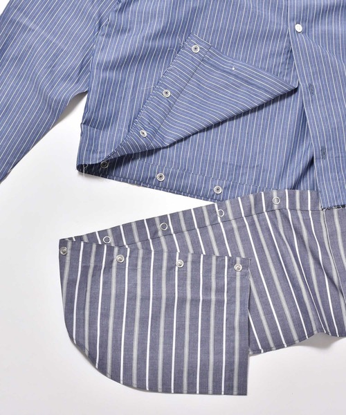 meagratia（メアグラーティア）の「dolman wide shirts（シャツ/ブラウス・レディース・ネイビー/ホワイト・2）」の10枚目の写真