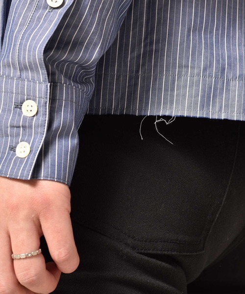 meagratia（メアグラーティア）の「dolman wide shirts（シャツ/ブラウス・レディース・ネイビー/ホワイト・2）」の7枚目の写真