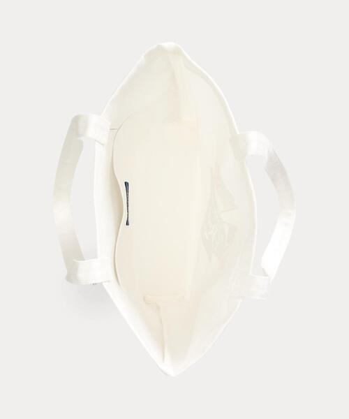 POLO RALPH LAUREN（ポロ ラルフ ローレン）の「Ralph's Coffee フラッグ ツイル トート（トートバッグ・メンズ・ホワイト・ONE）」の4枚目の写真