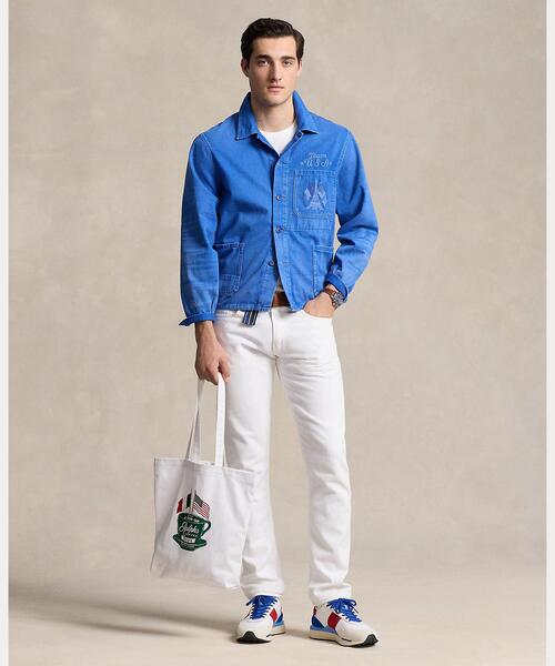 POLO RALPH LAUREN（ポロ ラルフ ローレン）の「Ralph's Coffee フラッグ ツイル トート（トートバッグ・メンズ・ホワイト・ONE）」の7枚目の写真