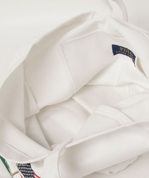 POLO RALPH LAUREN（ポロ ラルフ ローレン）の「Ralph's Coffee フラッグ ツイル トート（トートバッグ・メンズ・ホワイト・ONE）」の11枚目の写真