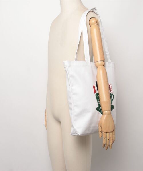 POLO RALPH LAUREN（ポロ ラルフ ローレン）の「Ralph's Coffee フラッグ ツイル トート（トートバッグ・メンズ・ホワイト・ONE）」の12枚目の写真