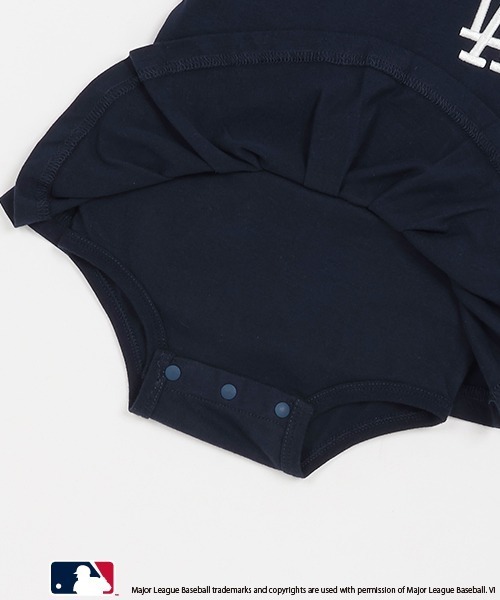 petit main（プティマイン）の「【MLB】SKつきロンパース（ロンパース・キッズ・アイボリー/ネイビー/オフホワイト・70cm/80ｃｍ）」の5枚目の写真