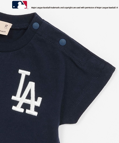 petit main（プティマイン）の「【MLB】SKつきロンパース（ロンパース・キッズ・アイボリー/ネイビー/オフホワイト・70cm/80ｃｍ）」の10枚目の写真