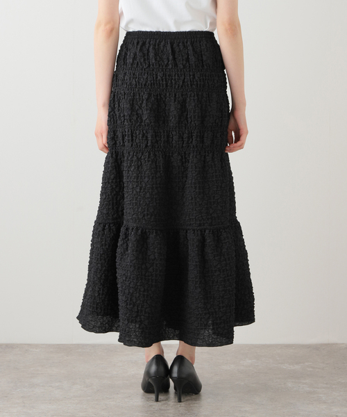 La TOTALITE（ラトータリテ）の「【MARILYN MOON/マリリンムーン】puffy jacquard skirt（スカート・レディース・ブラック/ブルー系その他・FREE）」の21枚目の写真