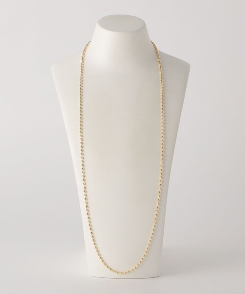 BEAUTY&YOUTH UNITED ARROWS（ビューティーアンドユースユナイテッドアローズ）の「ボールチェーン タイ ネックレス -3WAY-（ネックレス・レディース・シルバー/ゴールド・FREE）」の7枚目の写真