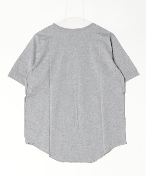 n(n) BY NUMBER (N)INE(エヌエヌバイナンバーナイン)の「ラウンドヘムTシャツ(Tシャツ/カットソー・メンズ・ホワイト/グレー・2/4)」の3枚目の写真