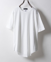 ラウンドヘムTシャツ