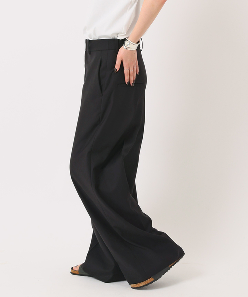 AP STUDIO（エーピーストゥディオ）の「Light T/R wide Pants（スラックス・レディース・ブラック・34/36/38/40）」の8枚目の写真