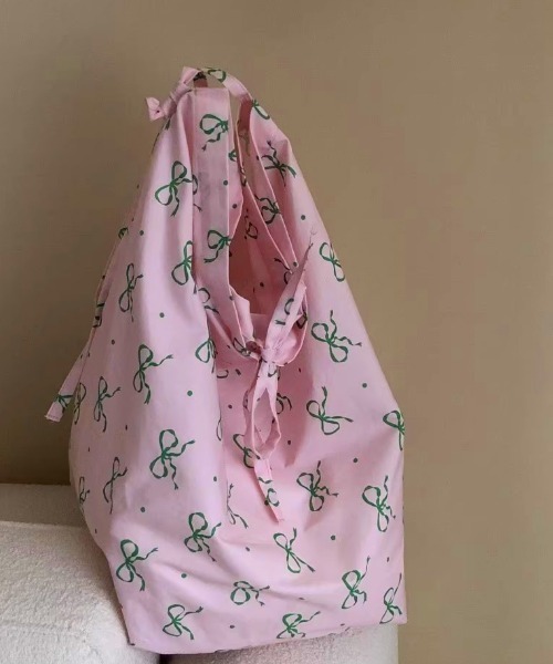 Vipoa(ヴィポア)の「retro flower tote bag(トートバッグ・レディース・ホワイト/ピンク・FREE)」の10枚目の写真