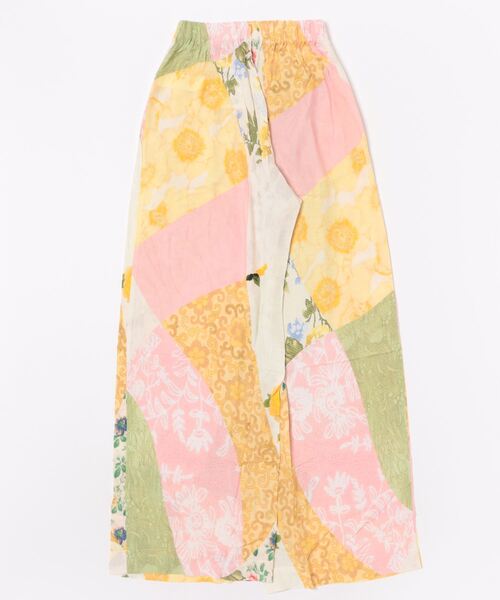 Desigual（デシグアル）の「パッチワークフローラル パラッツォパンツ（その他パンツ・レディース・マルチ・S/M/L/XL/XS）」の6枚目の写真