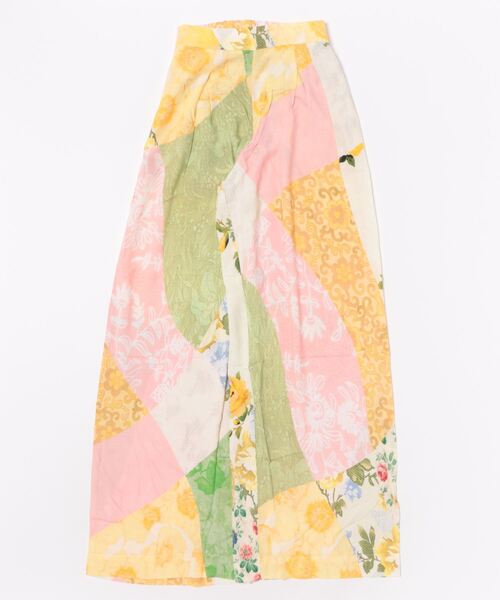 Desigual（デシグアル）の「パッチワークフローラル パラッツォパンツ（その他パンツ・レディース・マルチ・S/M/L/XL/XS）」の2枚目の写真