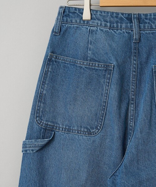 coen(コーエン)の「ペインターカーブデニムパンツ(デニムパンツ・レディース・ダークグレー/コバルトブルー・L/S/M)」の11枚目の写真