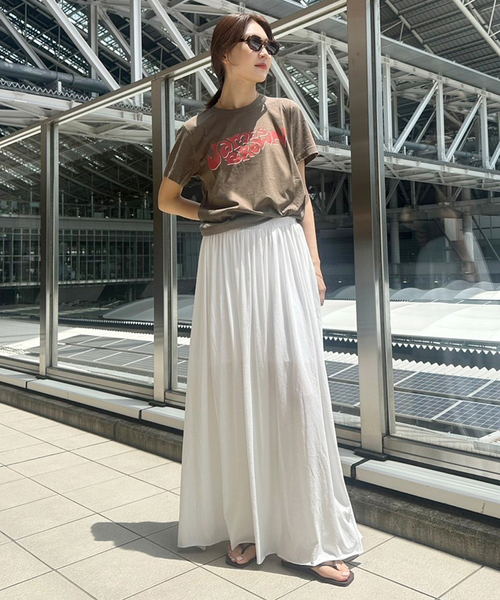 plage(プラージュ)の「BLUESCENTRIC/ブルースセントリック 別注 JAMES BROWN LOGO Tシャツ(Tシャツ/カットソー・レディース・ブラウン・FREE)」の16枚目の写真