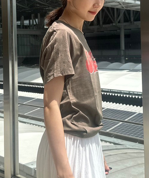 plage(プラージュ)の「BLUESCENTRIC/ブルースセントリック 別注 JAMES BROWN LOGO Tシャツ(Tシャツ/カットソー・レディース・ブラウン・FREE)」の19枚目の写真