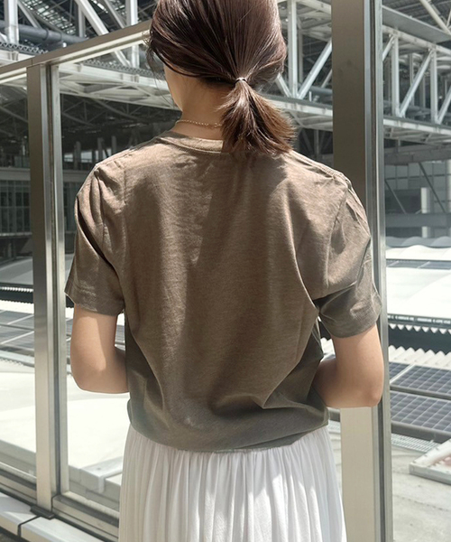 plage(プラージュ)の「BLUESCENTRIC/ブルースセントリック 別注 JAMES BROWN LOGO Tシャツ(Tシャツ/カットソー・レディース・ブラウン・FREE)」の22枚目の写真