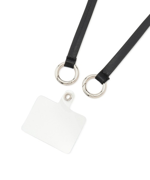 ROPE' PICNIC(ロペピクニック)の「パールオーガンジーフリルショルダーストラップ(スマホグッズ・レディース・オフホワイト/ブラック・FREE)」の8枚目の写真