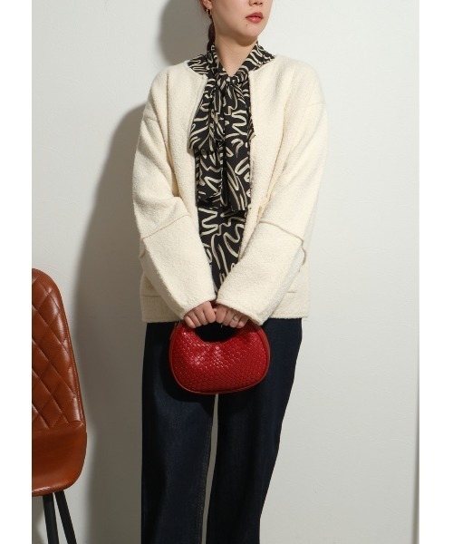 KMRiiカーデ 裾ドロストZIPカーデ|RETRO GIRL | RETRO GIRL ONLINE STORE