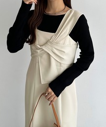 callautia（カラウティア）の「アシメデザインマーメイドキャミワンピース（ワンピース）」