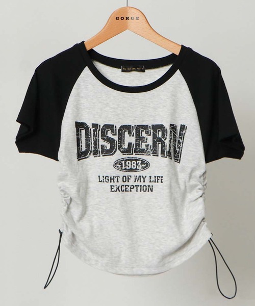 GORGE（ゴージ）の「脇シャーリングテレコＴｏｐｓ（Tシャツ/カットソー・レディース・オフホワイト/オートミール・F）」の2枚目の写真