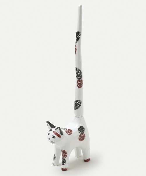 チャイハネ（チャイハネ）の「【チャイハネ】バリネコ ロールペーパーホルダー45（インテリア雑貨・レディース・ブラウン/グレー/ブラック/ホワイト×ブラック・FREE）」の12枚目の写真