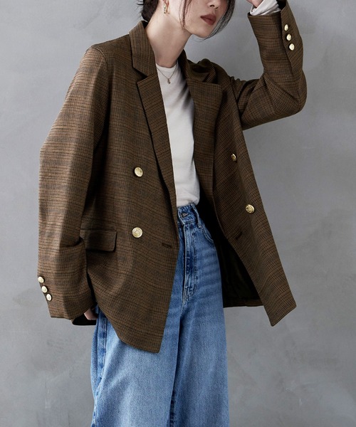 etoll.（エトル）の「トラディショナルツイルテーラードジャケット