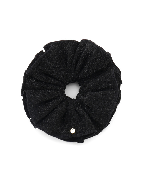 VIS（ビス）の「ラメニットボリュームシュシュ（シュシュ・レディース・グレー/ブラック・FREE）」の11枚目の写真