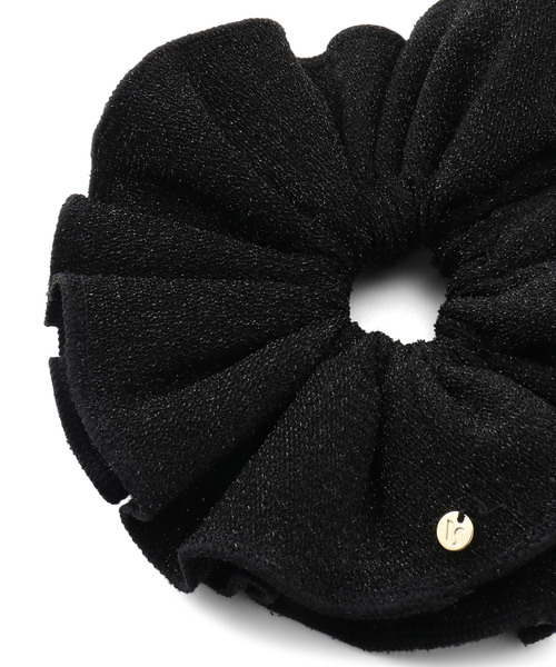 VIS（ビス）の「ラメニットボリュームシュシュ（シュシュ・レディース・グレー/ブラック・FREE）」の12枚目の写真