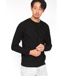 HIGH STREET∴キカリンクスコンビクルーネックニット