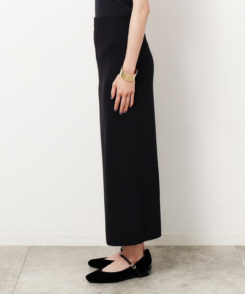 OPAQUE.CLIP（オペークドットクリップ）の「◆ニットナロースカート／セットアップ対応【洗濯機洗い可】（スカート・レディース・ブルー系その他/ブラック/ダークオリーブ・42/40/38）」の17枚目の写真